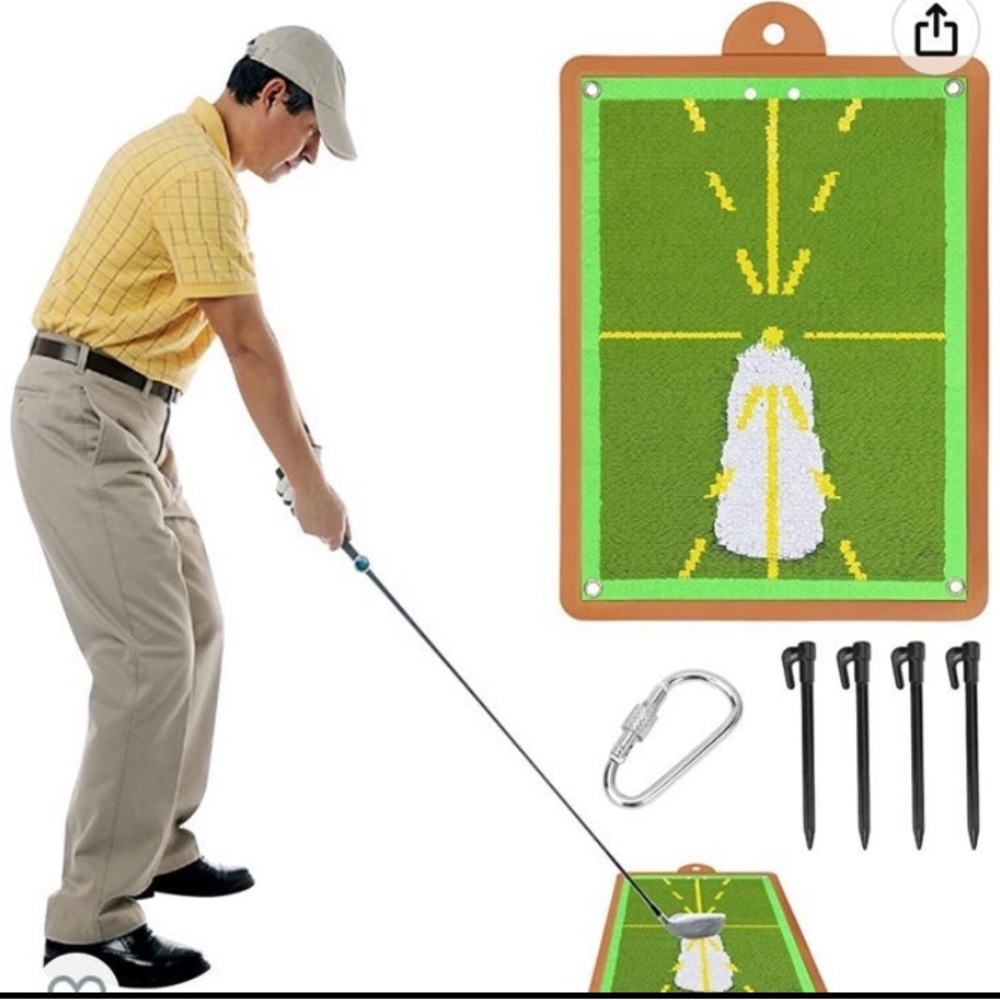 Golf Training Mat for Swing Detection Batting, Advanced Golf Training Aid